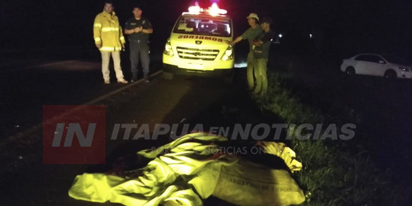 PEATÓN MUERE ARROLLADO POR UN CAMIÓN SOBRE LA RUTA 6 EN VACAY 13