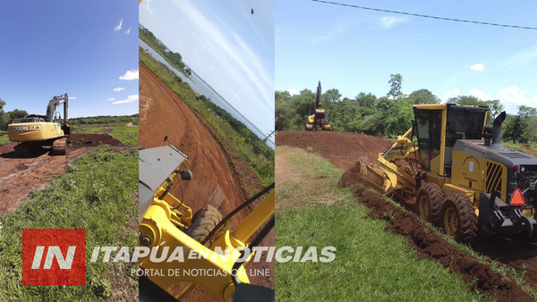 MAQUINARIAS DE LA GOBERNACIÓN INICIA TRABAJOS EN PISTAS DE COMPETICIÓN