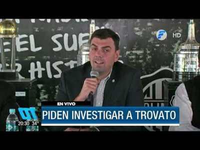 Presidentes de clubes piden investigar a Trovato