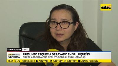 Fiscal se defiende dentro del presunto lavado en el Sportivo Luqueño - ABC Noticias - ABC Color
