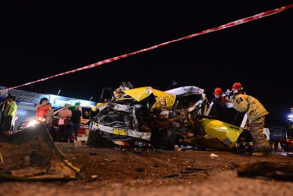 Taxista fallece en un accidente de tránsito en Capiatá  - Nacionales - ABC Color