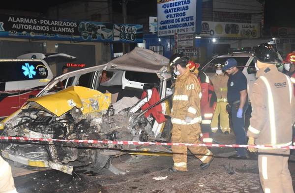 Taxista fallece en terrible accidente •
