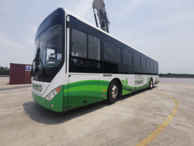 Buses 100% eléctricos pasan a formar parte de la flota del transporte público
