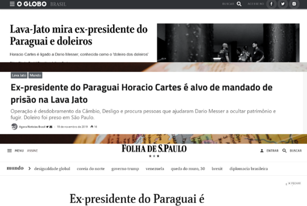 Medios internacionales se hacen eco de orden de prisión contra HC