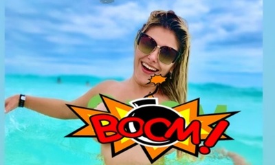 Yenys Olmedo se quedó sin corpiño por llegar a los 250 mil seguidores