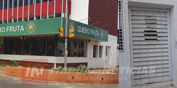 SIN NINGUNA DIFICULTAD INGRESÓ A UN LOCAL PARA HURTAR GS. 12.000.000