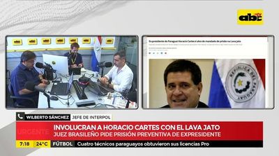 Involucran a Horacio Cartes con el Lava Jato - ABC Noticias - ABC Color
