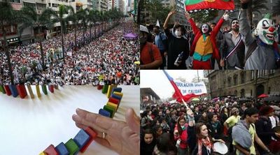 Movilizaciones e inconformidad dan origen al efecto dominó - Periodismo Joven - ABC Color