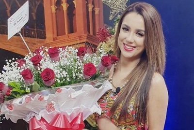 Vivi Figueredo recibió flores de un admirador secreto