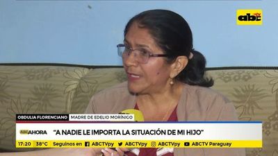 Obdulia Forenciano - Madre de Edelio: A nadie le importa la situación de mi hijo - ABC Noticias - ABC Color