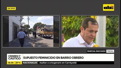 Supuesto feminicidio en Barrio Obrero - ABC Noticias - ABC Color