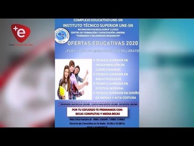 CENTRO DE CAPACITACIÓN LABORAL EN CAMBYRETÁ HABILITA TECNICATURAS