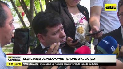 Secretario de Villamayor renunció al cargo - ABC Noticias - ABC Color