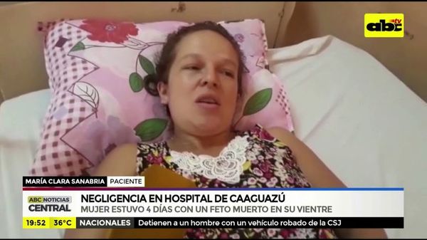 Negligencia en hospital de Caaguazú - ABC Noticias - ABC Color