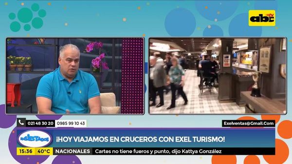 ¡Hoy viajamos en cruceros con Exel Turismo! - Ensiestados - ABC Color