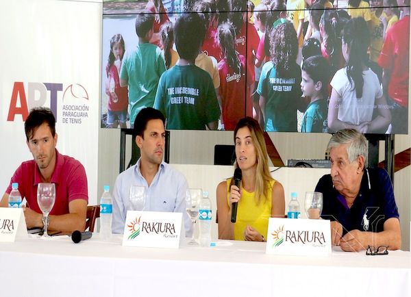 Rakiura presentó torneos de tenis