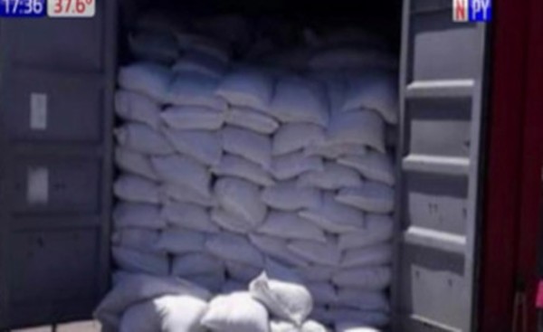 Contenedor paraguayo con 3 toneladas de cocaína cae en Uruguay