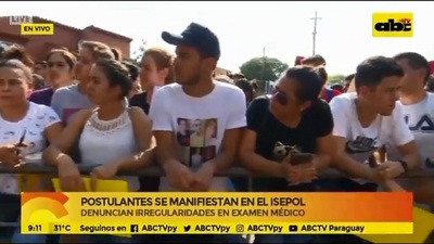 Aspirantes a policía denuncian irregularidades en el Isepol