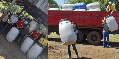 ENTREGA DE 63 TAMBORES A PEQUEÑOS PRODUCTORES DE FRAM