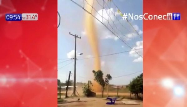 Torbellino causa susto en Caazapá | Noticias Paraguay