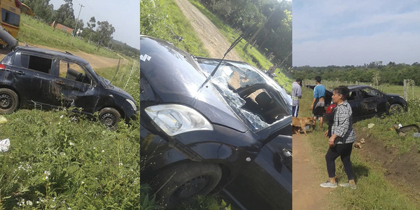 ACCIDENTE DE TRÁNSITO EN CAMBYRETÁ DEJA VARIOS HERIDOS