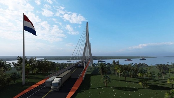 Avanzan trabajos para la construcción de nuevo puente con Brasil