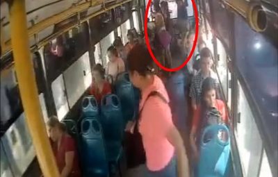 ¡Así roban en los colectivos!