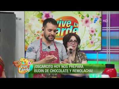 Budín de chocolate y remolacha.