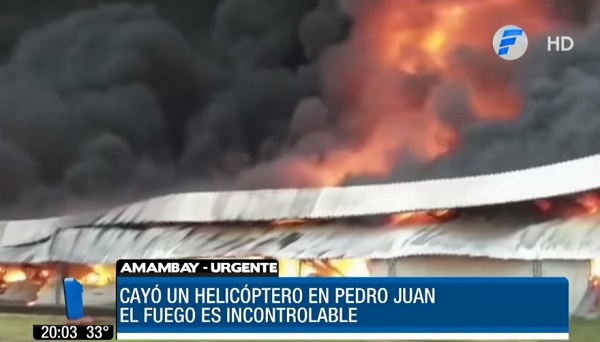 Desplome de helicóptero genera pérdidas por valor de USD 60 millones