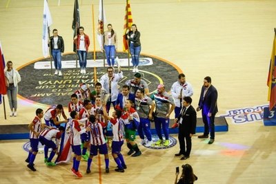 La distinción del gobierno a la Albirroja campeón del mundo Futsal C13