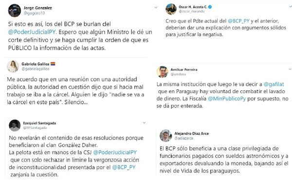 Explotan reacciones contra BCP