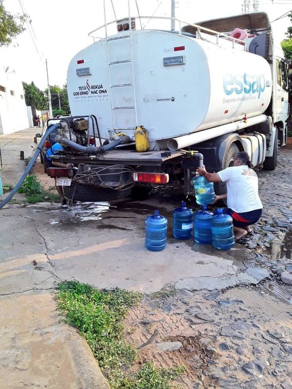 Al menos 40 mil usuarios de Essap siguen sin agua