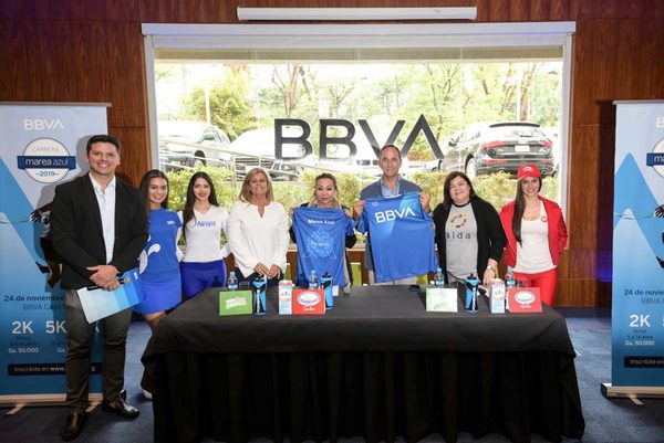 Pasos que pintarán de azul calles asuncenas