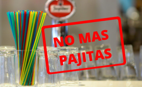 Desde hoy está prohibido la entrega de pajitas en Buenos Aires.
