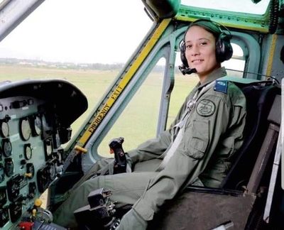 La valiente pilota que estuvo al mando del helicóptero caído en PJC