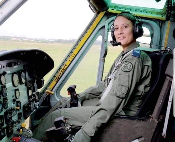 La valiente pilota que estuvo al mando del helicóptero caído en PJC
