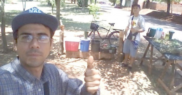 Evolución del tereré: ¡Delivery en bicicleta!