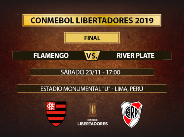 Flamengo y River Plate van por el título de la Copa Libertadores