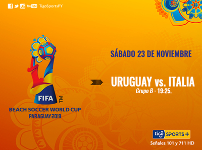 Choque de ganadores entre Italia y Uruguay