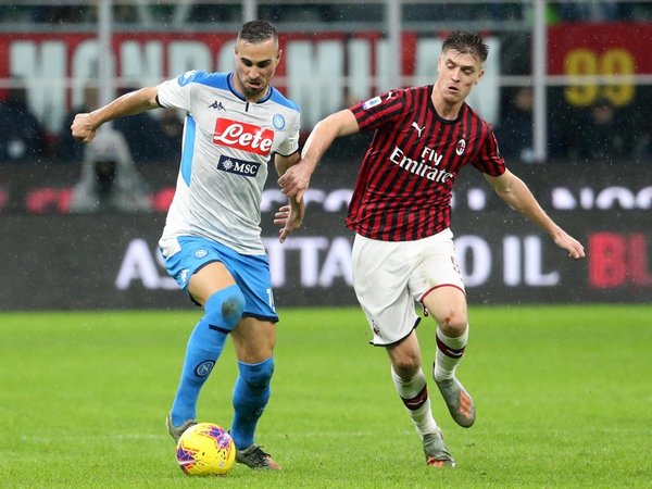 Napoli empata en San Siro ante el Milan