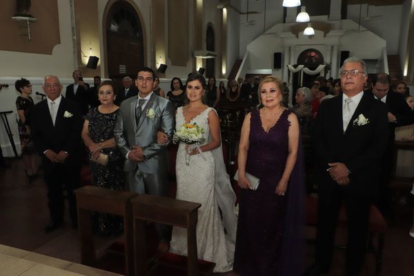 María Luján y Óscar se casaron
