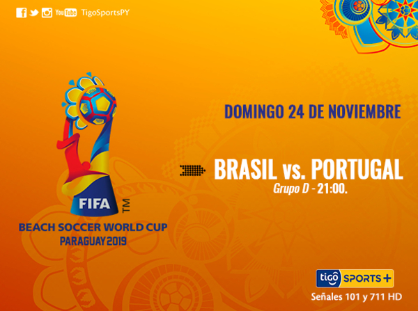 Brasil y Portugal encienden el Mundial de beach soccer