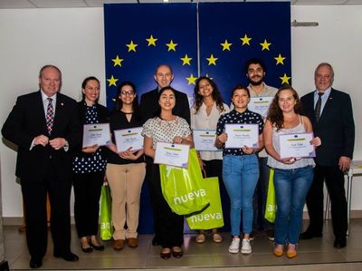 Jóvenes fueron reconocidos en el concurso gastronómico “Tembi’u Europa”