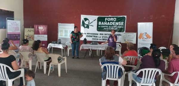 Bañadenses debaten sobre violencia hacia la mujer - Nacionales - ABC Color