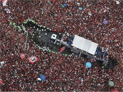 Flamengo, copado y con festejo doble