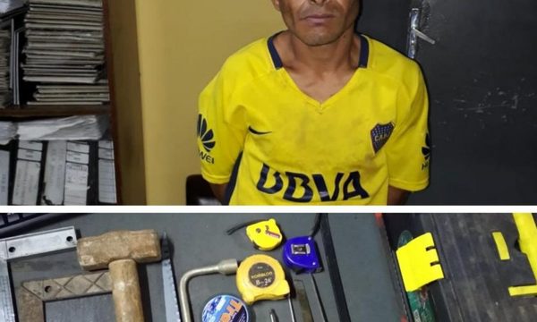 Detienen a hombre que ofrecía herramientas robadas en el microcentro de CDE