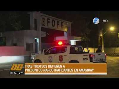Tras tiroteos, detienen a presuntos narcotraficantes en Amambay