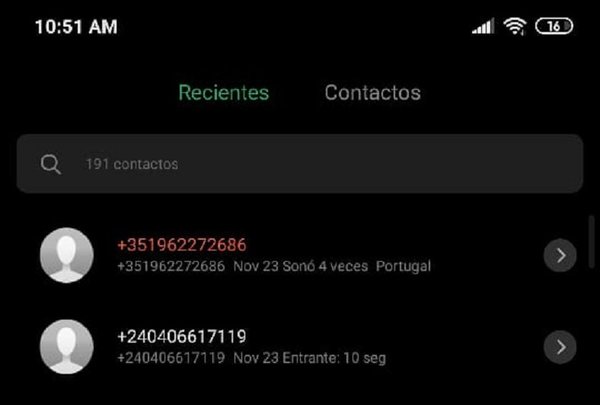 Llaman desde el exterior para estafarte | Noticias Paraguay