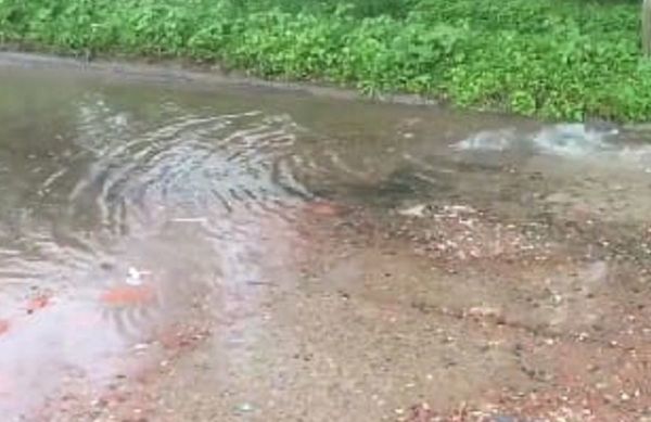 Una avenida ‘derrotada’ por la rotura de caños