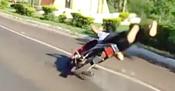 El video del accidente en Horqueta itujáma ra’e